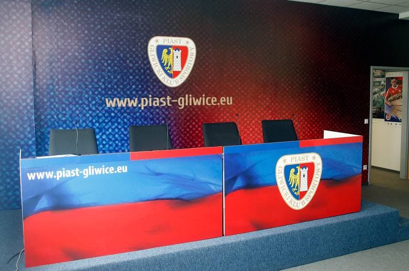Football. Piast Gliwice. Press Conference. 06.07.2015