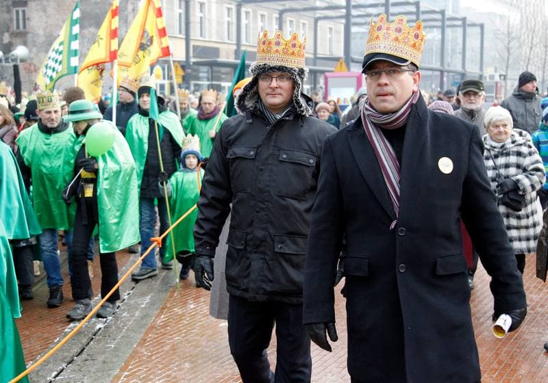 Three Kings Procession. Katowice. 06.01.2016