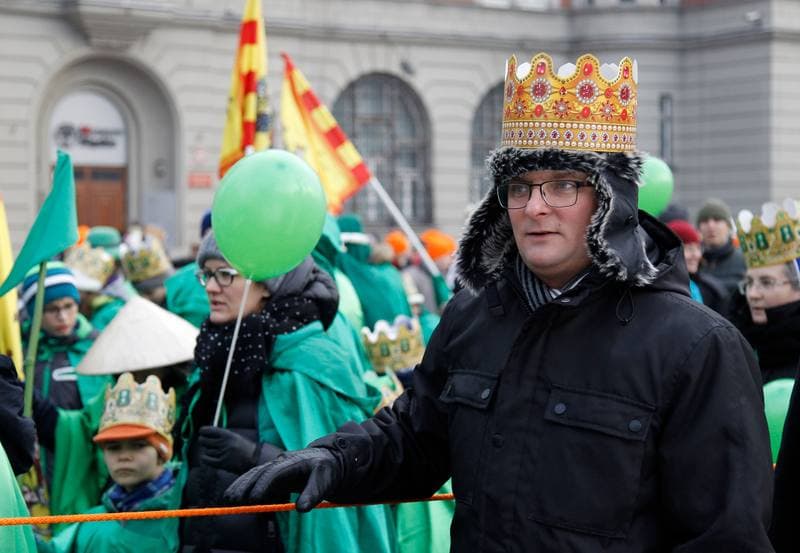 Three Kings Procession. Katowice. 06.01.2016