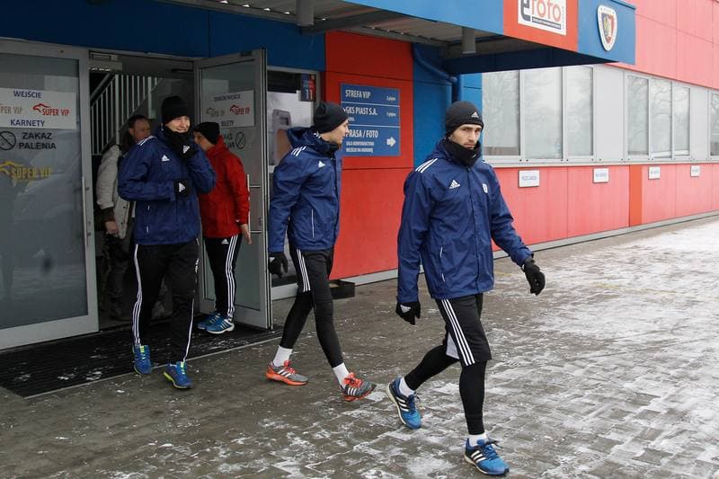 Football. Piast Gliwice. Training. 07.01.2016