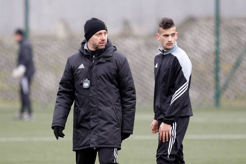 Football. GKS Katowice. Training. 11.01.2016