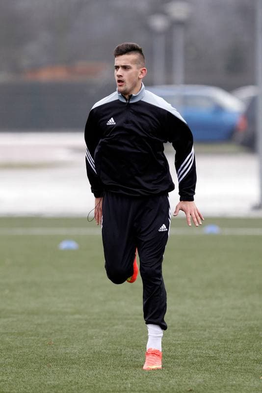 Football. GKS Katowice. Training. 11.01.2016