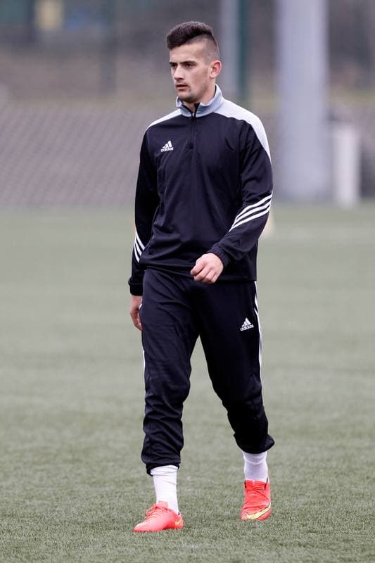 Football. GKS Katowice. Training. 11.01.2016