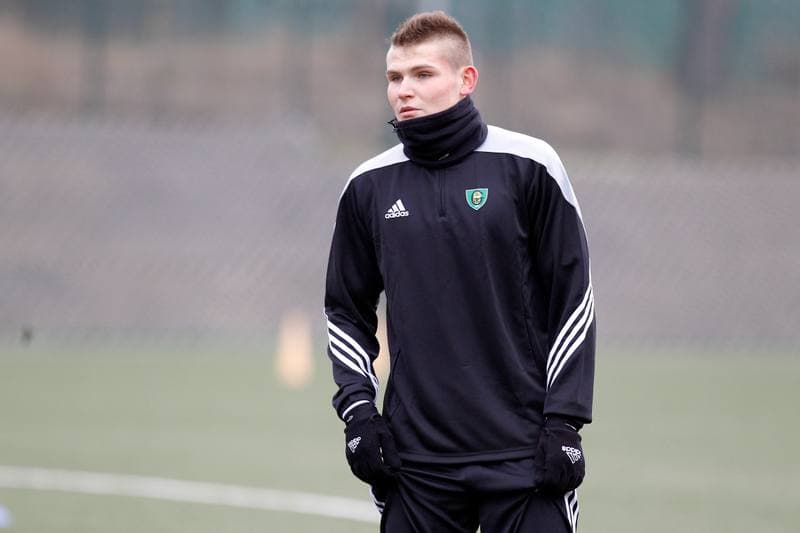 Football. GKS Katowice. Training. 11.01.2016