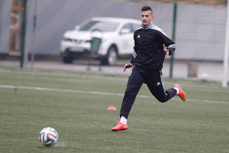 Football. GKS Katowice. Training. 11.01.2016