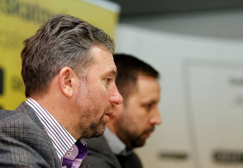 Football. GKS Katowice. Press Conference. 28.09.2015