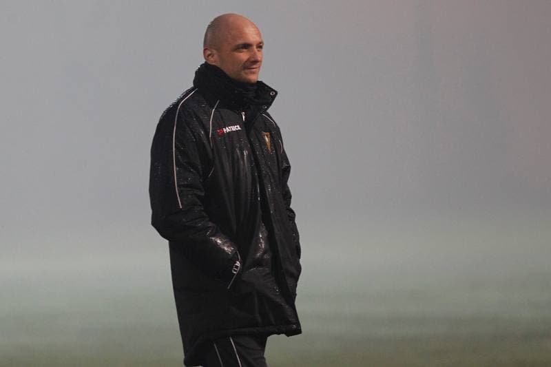 Football. Zaglebie Sosnowiec. Training. 11.01.2016