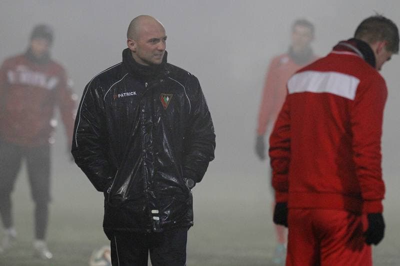 Football. Zaglebie Sosnowiec. Training. 11.01.2016