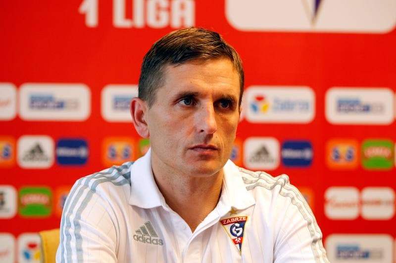 Football. Gornik Zabrze. Press Conference. 27.10.2016