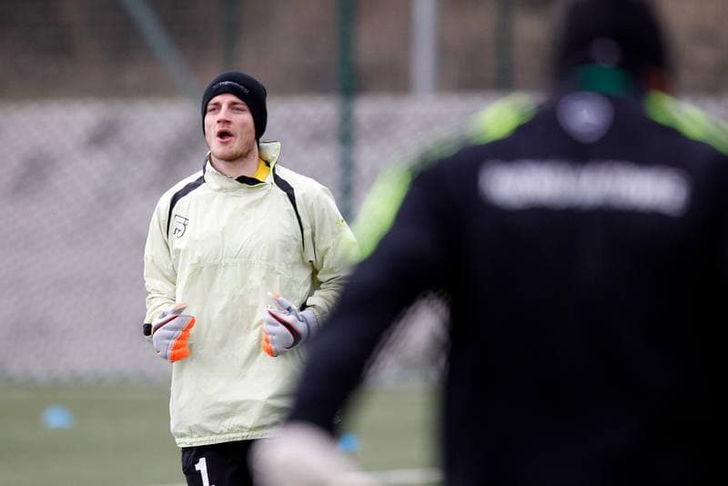 Football. Rozwoj Katowice. Training. 13.01.2016