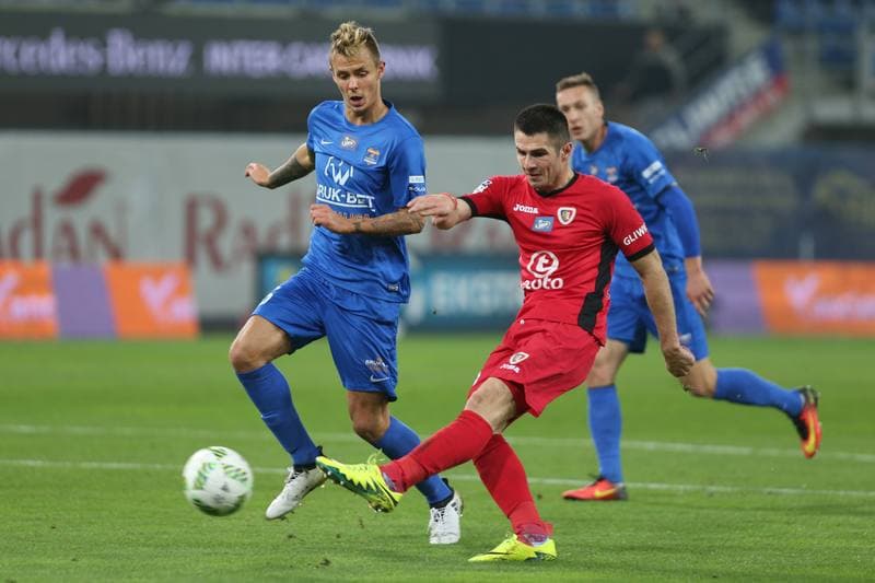Football. Lotto Ekstraklasa. Piast Gliwice - Bruk-Bet Termalica Nieciecza. 28.10.2016