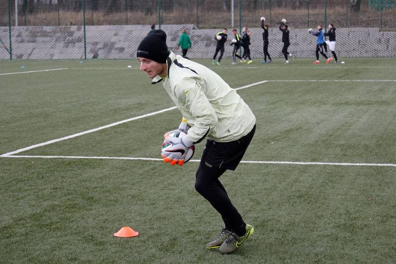 Football. Rozwoj Katowice. Training. 13.01.2016