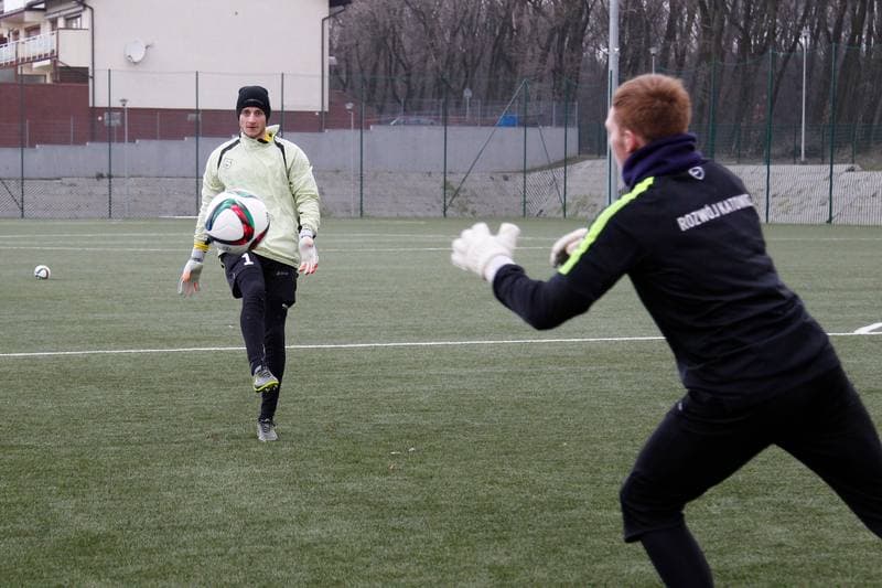 Football. Rozwoj Katowice. Training. 13.01.2016