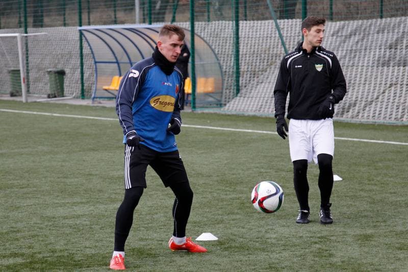 Football. Rozwoj Katowice. Training. 13.01.2016