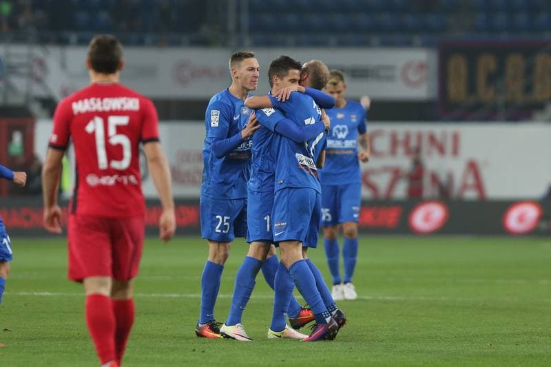 Football. Lotto Ekstraklasa. Piast Gliwice - Bruk-Bet Termalica Nieciecza. 28.10.2016