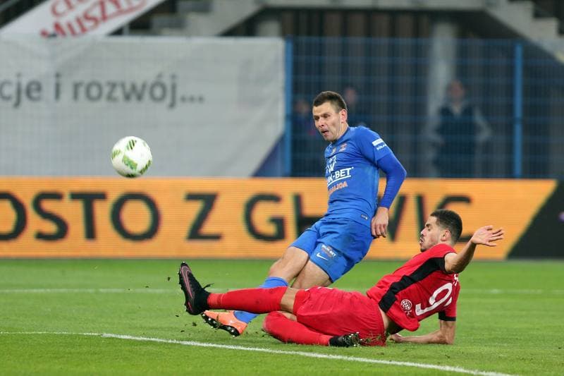 Football. Lotto Ekstraklasa. Piast Gliwice - Bruk-Bet Termalica Nieciecza. 28.10.2016