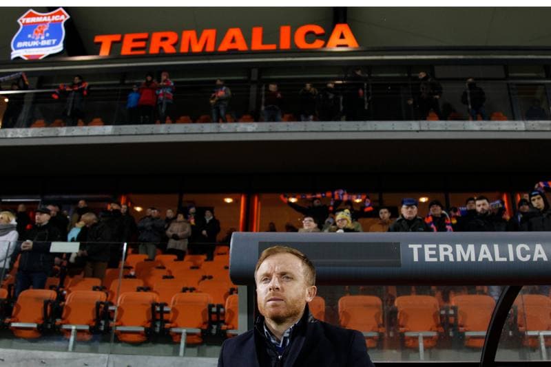 Football. Lotto Ekstraklasa. Bruk-Bet Termalica Nieciecza - Zaglebie Lubin. 02.12.2016