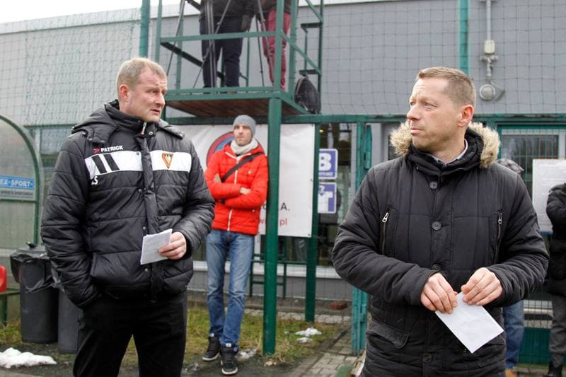 Football. Sparing. Zaglebie Sosnowiec - Polonia Bytom. 03.12.2016