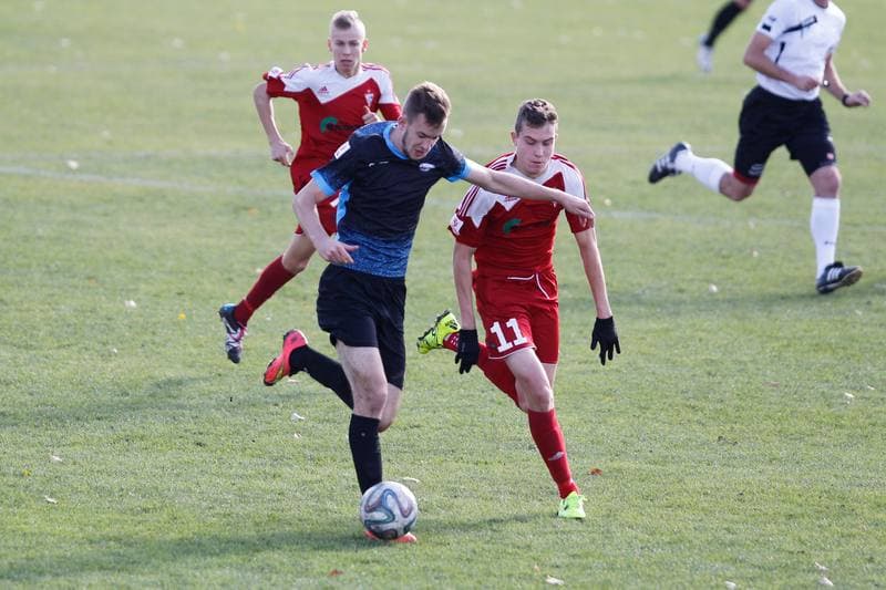 Football. Centralna Liga Juniorow. Gornik Zabrze - Salos Szczecin. 29.10.2016
