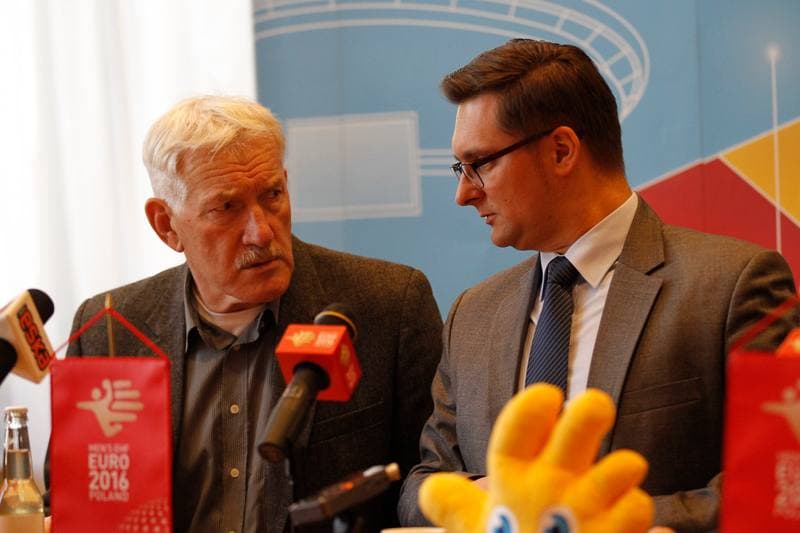 Handball. Poland national team. Press Conference. 14.01.2016