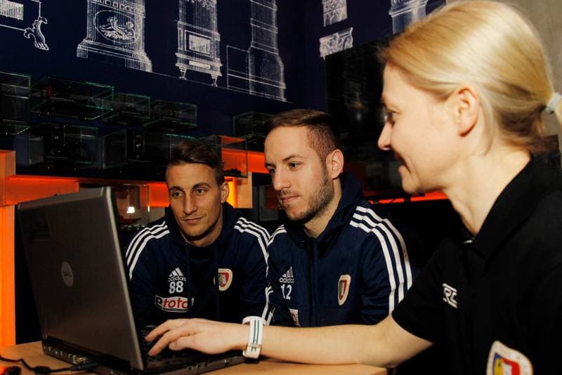 Football. Piast Gliwice. Testy programu Pilkarski Diament. 14.01.2016