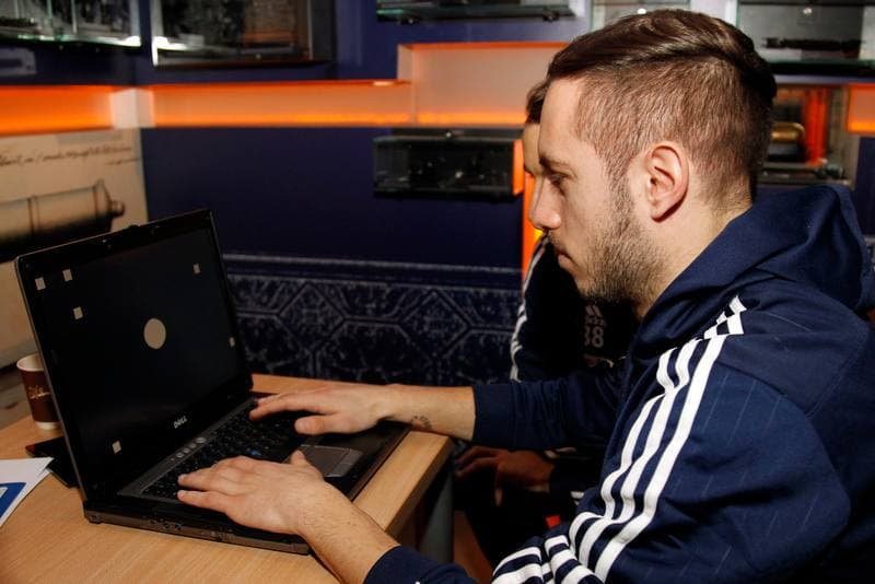 Football. Piast Gliwice. Testy programu Pilkarski Diament. 14.01.2016
