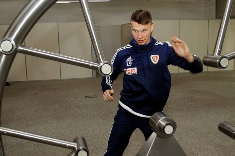 Football. Piast Gliwice. Testy programu Pilkarski Diament. 14.01.2016