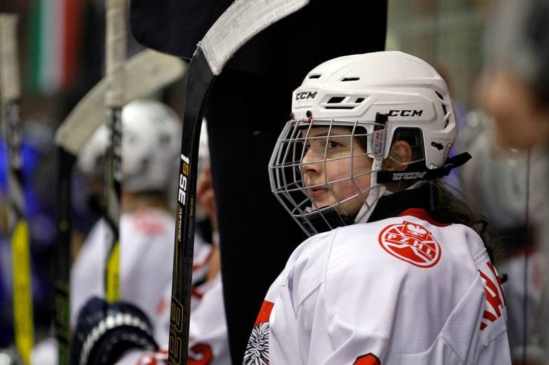 Ice Hockey. U18 Women's World Championship. Poland - Italy. 12.01.2017