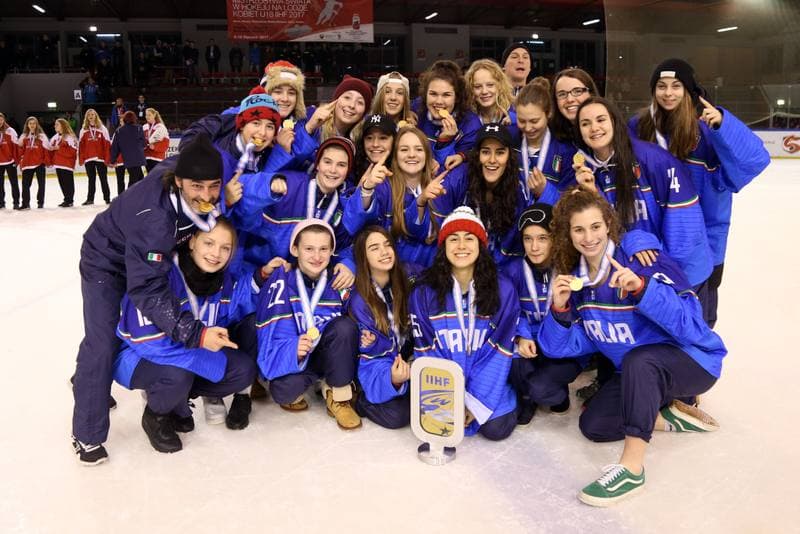 Ice Hockey. U18 Women's World Championship. Poland - China. 14.01.2017