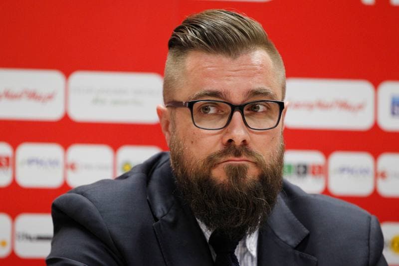 Football. GKS Tychy. Press Conference. 02.11.2016