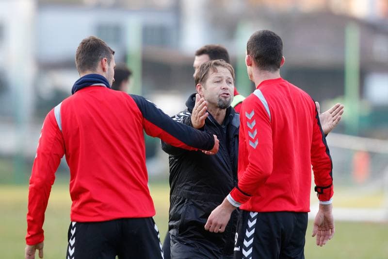 Football. GKS Tychy. Training. 02.11.2016