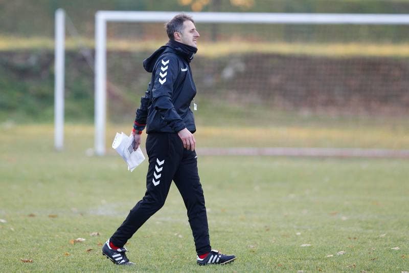Football. GKS Tychy. Training. 02.11.2016
