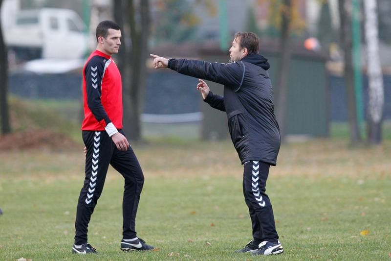 Football. GKS Tychy. Training. 02.11.2016