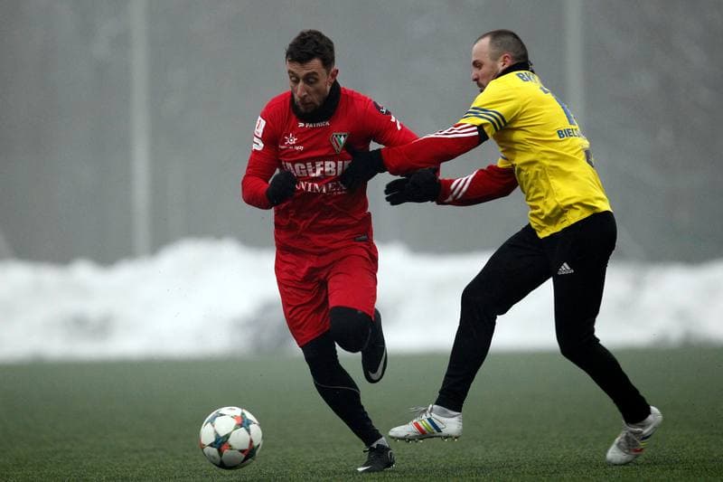 Football. Sparing. Zaglebie Sosnowiec - BKS Stal Bielsko-Biala. 01.02.2017