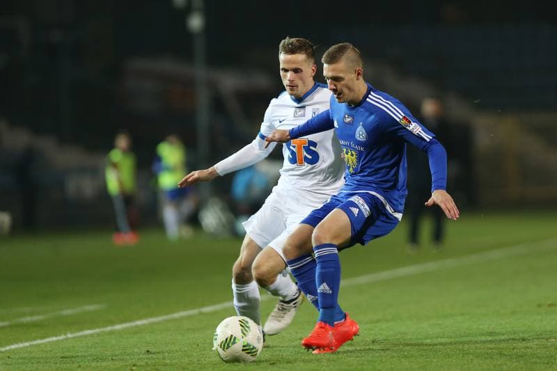 Football. Lotto Ekstraklasa. Ruch Chorzow - Lech Poznan. 04.11.2016