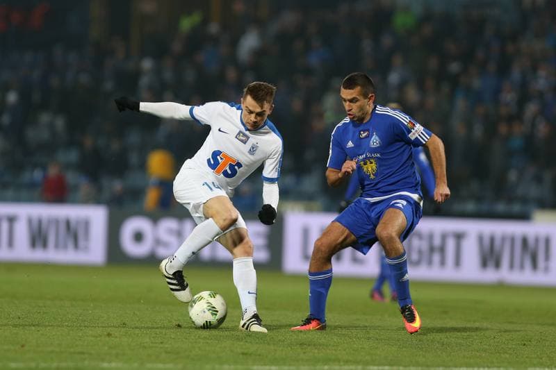Football. Lotto Ekstraklasa. Ruch Chorzow - Lech Poznan. 04.11.2016