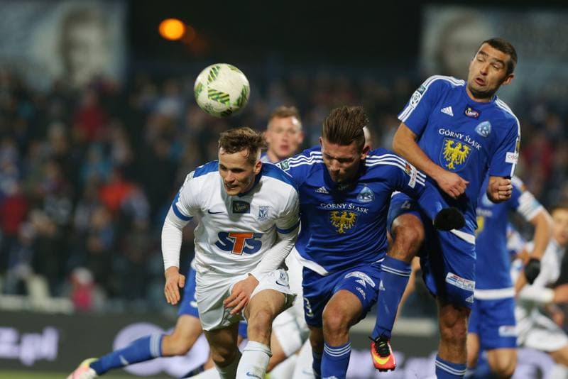 Football. Lotto Ekstraklasa. Ruch Chorzow - Lech Poznan. 04.11.2016