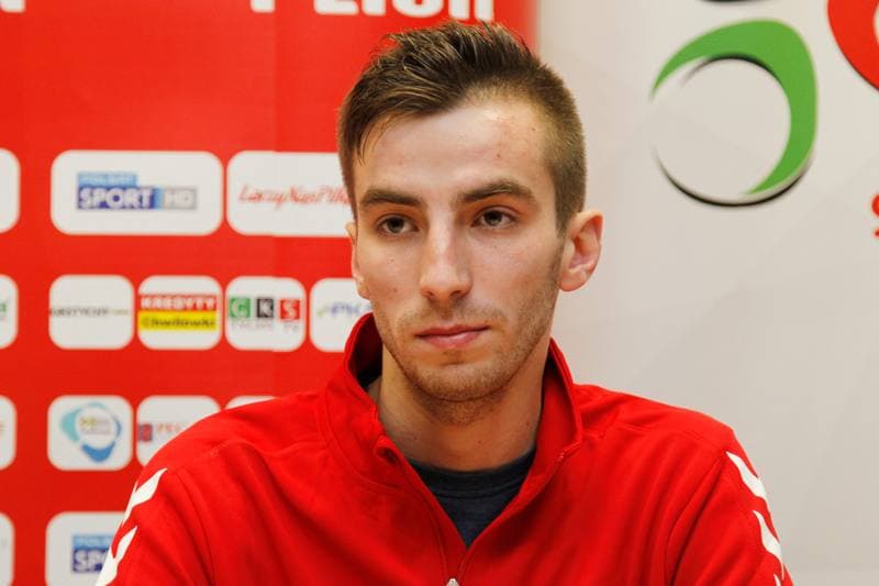 Football. GKS Tychy. Press Conference. 16.02.2017