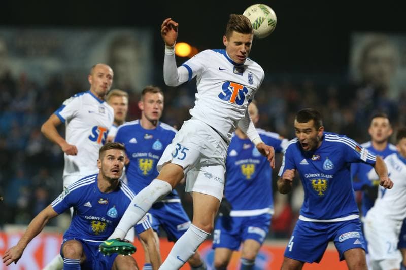 Football. Lotto Ekstraklasa. Ruch Chorzow - Lech Poznan. 04.11.2016