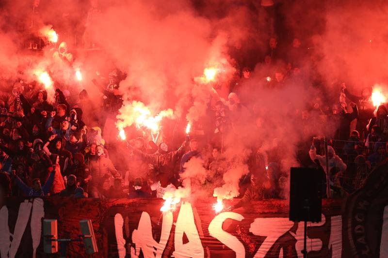 Football. Lotto Ekstraklasa. Ruch Chorzow - Lech Poznan. 04.11.2016