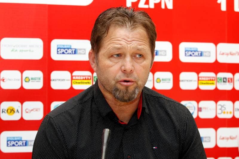 Football. GKS Tychy. Press Conference. 28.02.2017