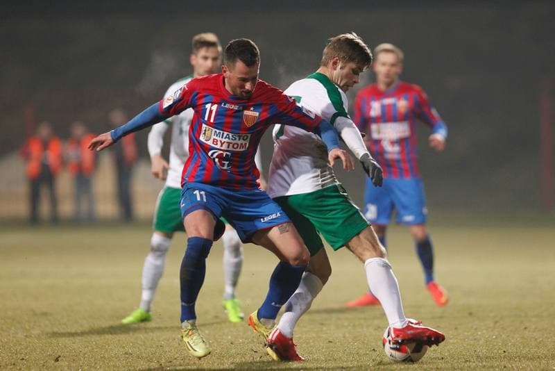 Football. II Liga. Polonia Bytom - Warta Poznan. 03.03.2017