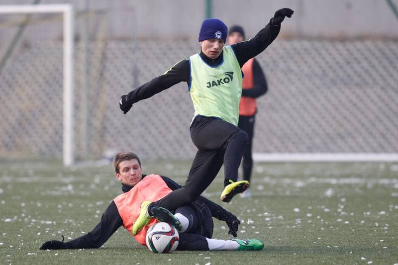 Football. Rozwoj Katowice. Training. 19.01.2016