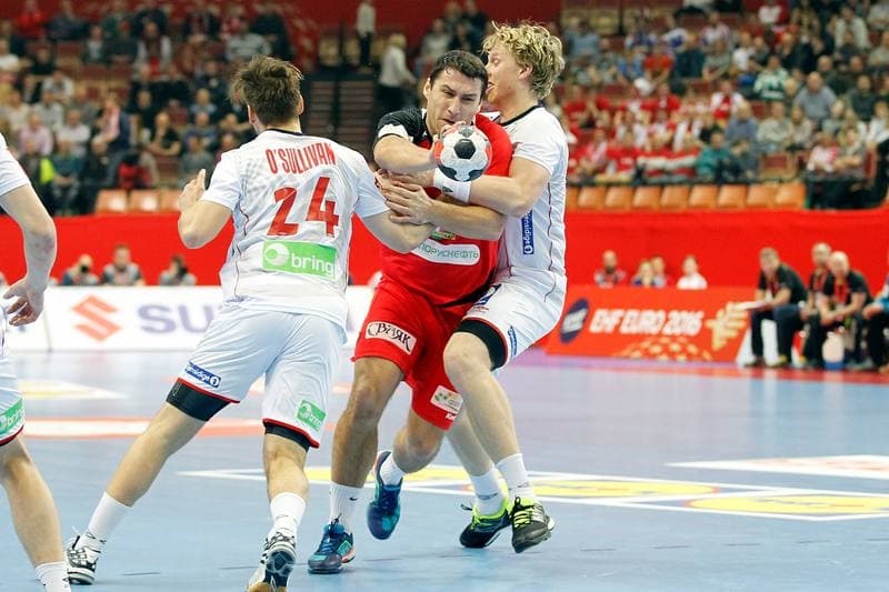 Handball. EHF Euro 2016. Belarus - Norway. 19.01.2016