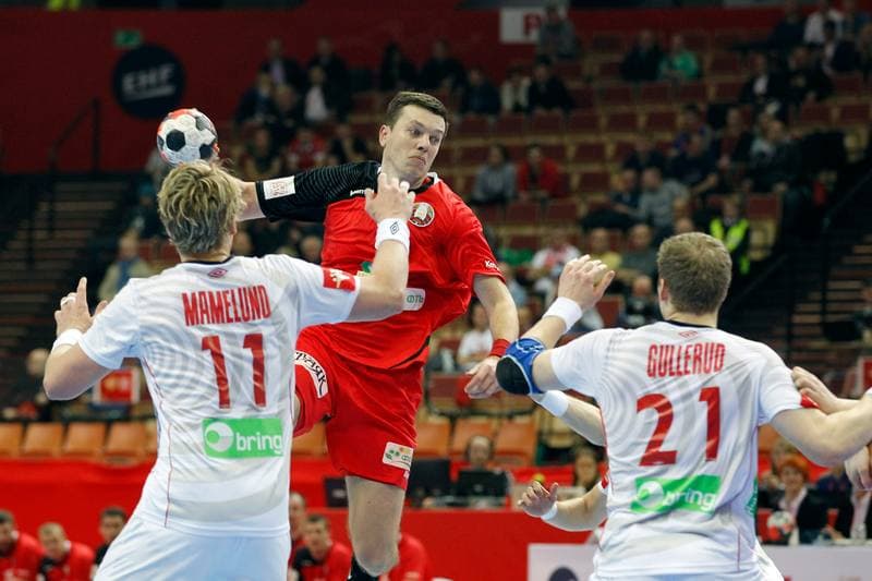 Handball. EHF Euro 2016. Belarus - Norway. 19.01.2016