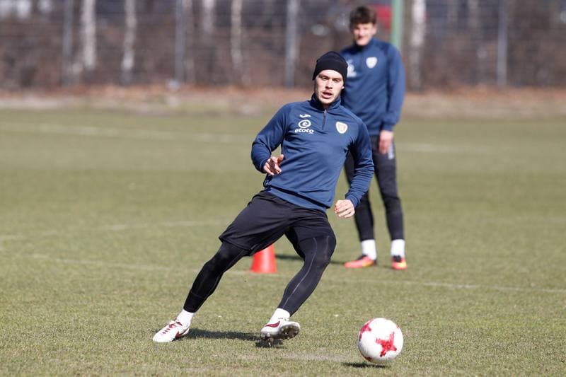 Football. Piast Gliwice. Training. 08.03.2017