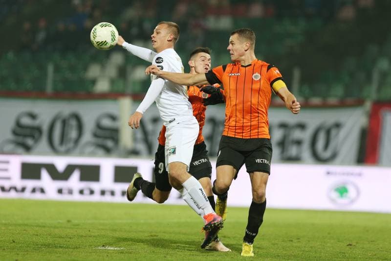 Football. I Liga. Zaglebie Sosnowiec - Chrobry Glogow. 05.11.2016