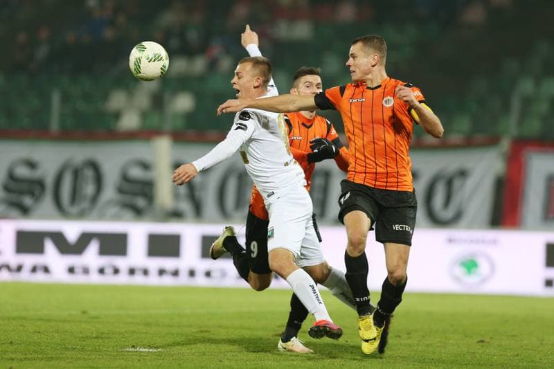 Football. I Liga. Zaglebie Sosnowiec - Chrobry Glogow. 05.11.2016