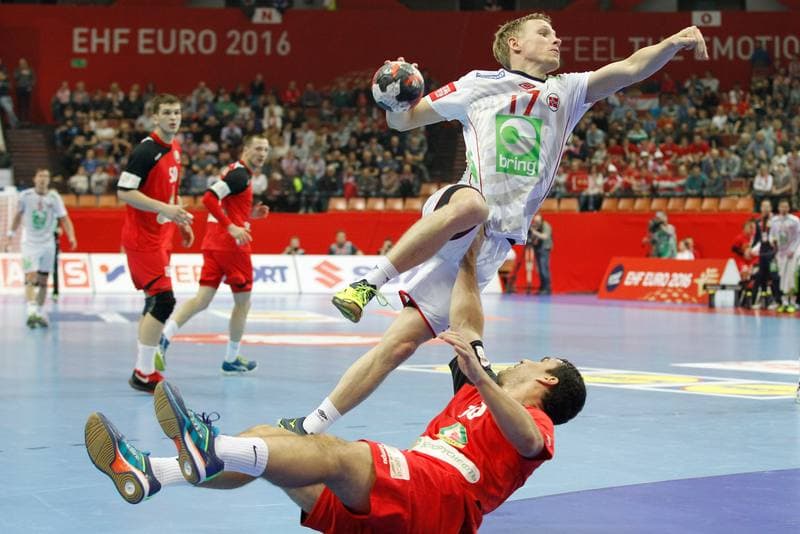 Handball. EHF Euro 2016. Belarus - Norway. 19.01.2016