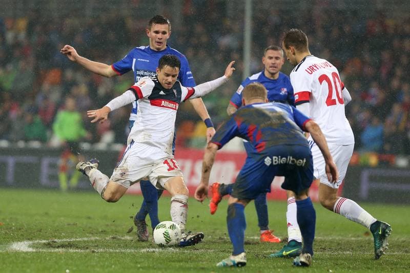 Football. I Liga. Podbeskidzie Bielsko-Biala - Gornik Zabrze. 06.11.2016
